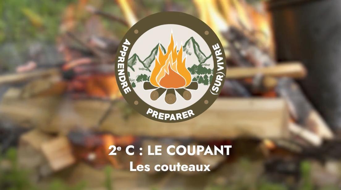 2e C : Le Coupant – Les couteaux